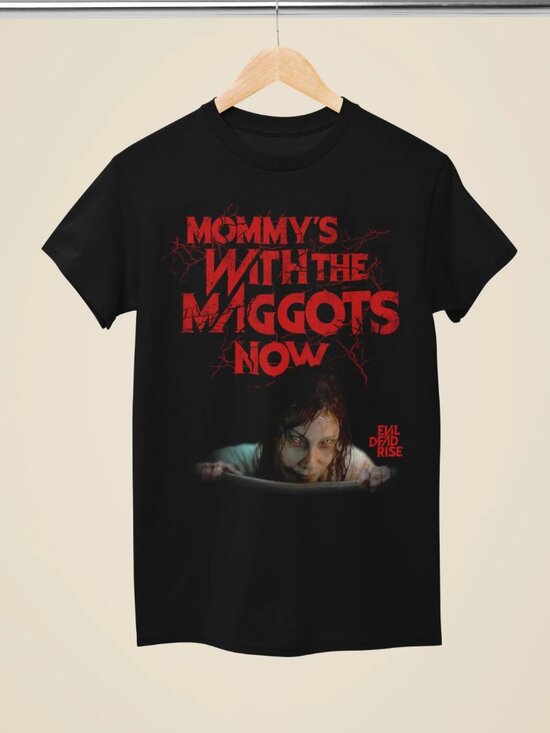 George P Other - Evil Dead Rise Mommy Loves You Graphic Black T-Shirt